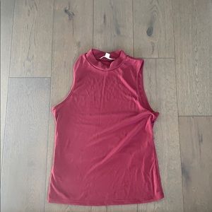 Francescas Sleeveless Mockneck Top